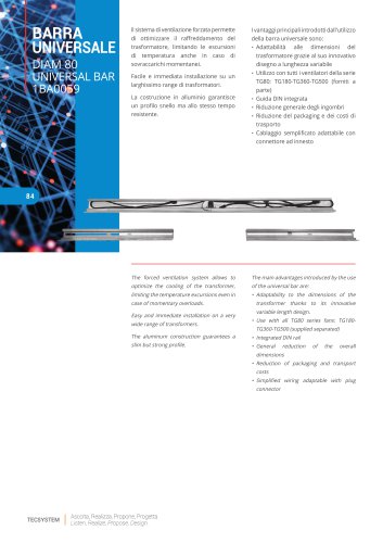 UNIVERSAL BAR DIAM 80
