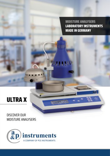 Moisture Analysers | A & P Instruments | MADE IN GERMANY
