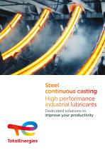 Steel continuous casting High performance industrial lubricants