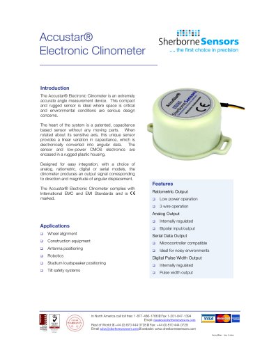 Accustar® Electronic Clinometer