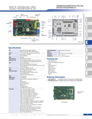 VDX-6324D-FD (800MHz) Half-Size SBC