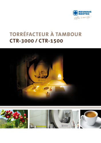 TORRÉFACTEUR À TAMBOUR CTR -3000 / CTR -1500