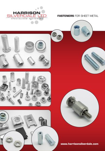 FASTENERS FOR SHEET METAL CATALOGUE