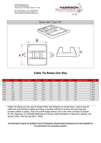 Series 50211 Type: TB1