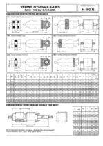 Vérins hydrauliques normalisés CNOMO - 160 bar - 2