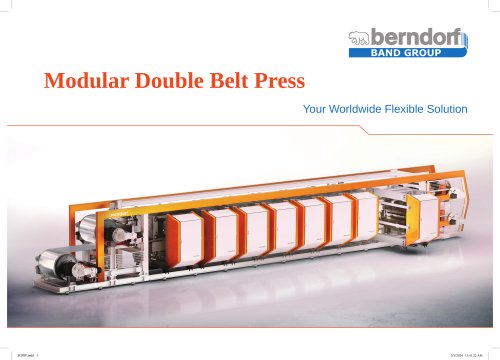 Modular Double Belt Press