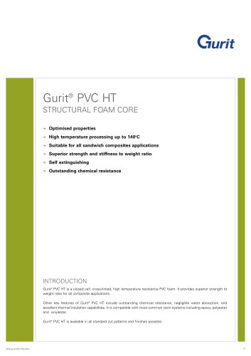 Gurit® PVC HT - Structural Foam Core (v2)