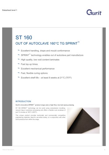 ST 160 Out of Autoclave SPRINT Technology (v6)