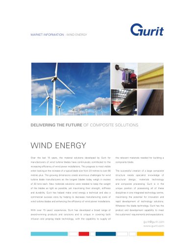 Wind Energy Market Summary from Gurit