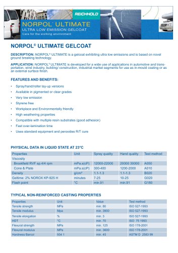 NORPOL® ULTIMATE GELCOAT