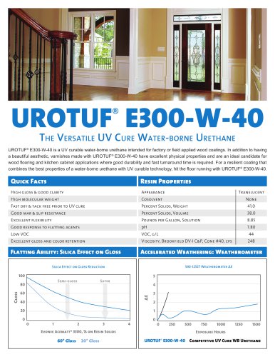 UROTUF® E300-W-40