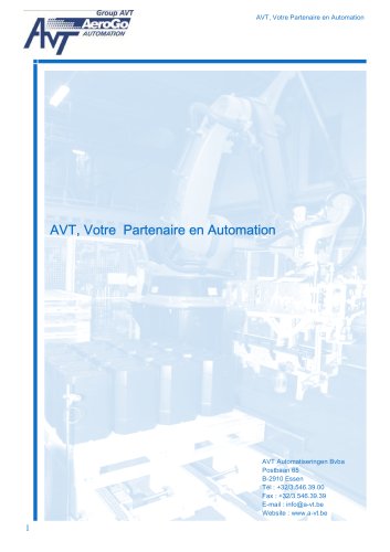 BROCHURE D'ENTREPRISE AVT