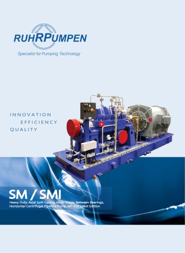 Mutli-stage, Heavy Duty Axially Split Casing Centrifugal Pumps.