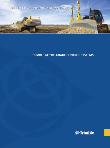 TRIMBLE GCS900 GRADE CONTROL SYSTEMS