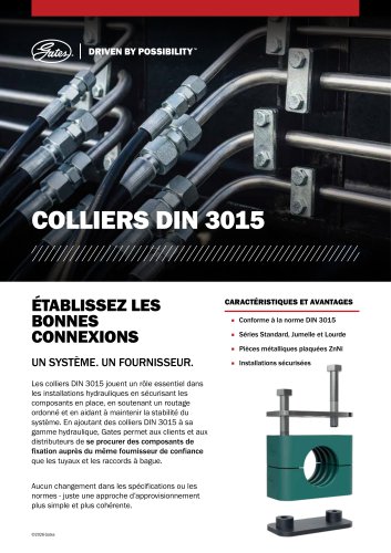 COLLIERS POUR TUBES
