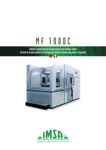 MF1000C Machine de forage profond et de fraisage pour moules de dimensions petites à moyennes