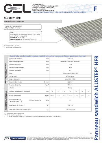 Panneau Sandwich ALUSTEP® HFR