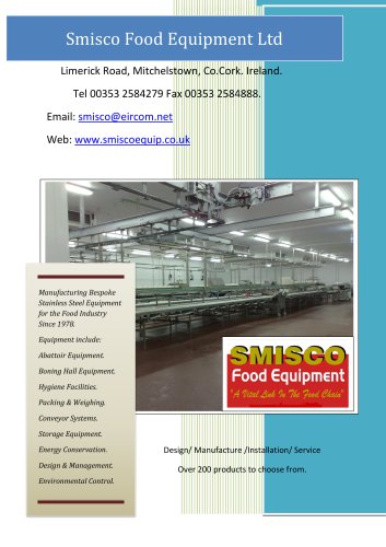 Smisco Food Equipment - Brochure