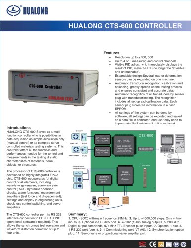 HUALONG|Controller|CTS-600