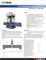 HUALONG|Rail Static Bend Testing Machine|GGW-3000|3000kN