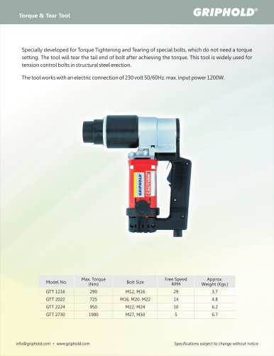 Torque and Tear Tool