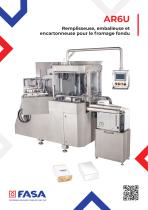 AR6U - Emballeuse pour le fromage fondu avec encartonnage