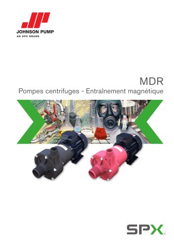 MDR Pompes centrifuges - Entraînement magnétique