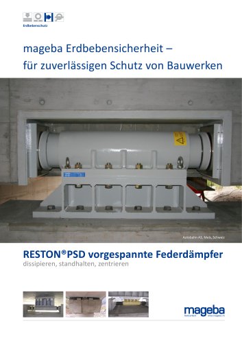 Prospectus RESTON-PSD Preloaded Spring Damper