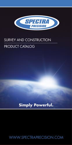 Survey and construction product catalog