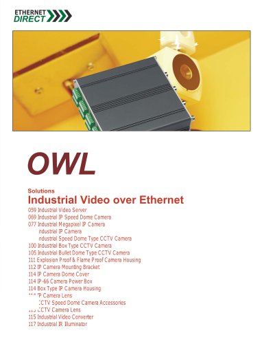 Industrial Video over Ethernet Solutions