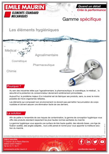 Les éléments hygiéniques