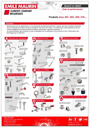 ELEMENTS STANDARD MECANIQUES