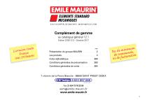 Suppléments Nouveau Produits Emile Maurin - 2