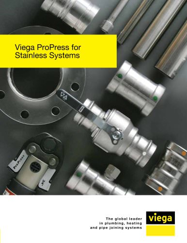 Viega ProPress for stainless