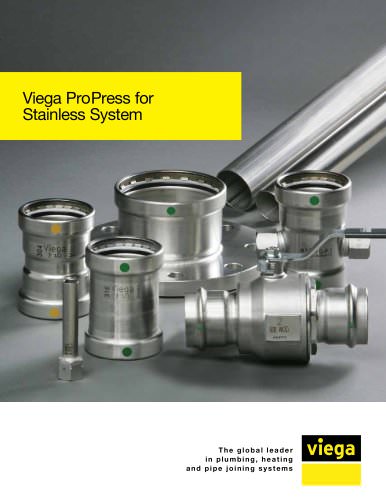 Viega ProPress for stainless - consolidated