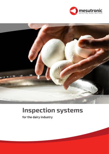 Inspection systems for the dairy industry