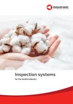 Inspection systems for the textile industry