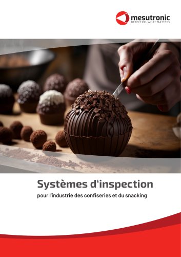 Systèmes d‘inspection pour l‘industrie des confiseries et du snacking