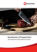 Systèmes d‘inspection pour l‘industrie de transformation de la viande