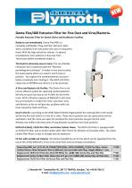 Denta-Flex/400 Extractor-Filter for Fine Dust and Virus/Bacteria.