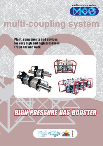 High pressure gas booster