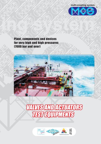 VALVES AND ACTUATORS TEST EQUIPMENTS