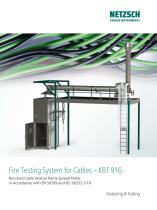 Fire Testing System for Cables – KBT 916