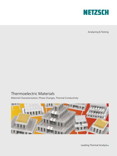 Thermoelectric Materials - application brochure