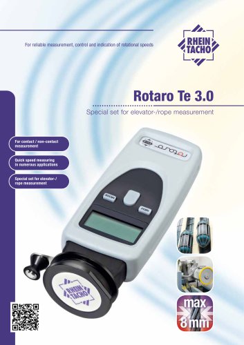 Rotaro Te 3.0 Special set for elevator-/rope measurement