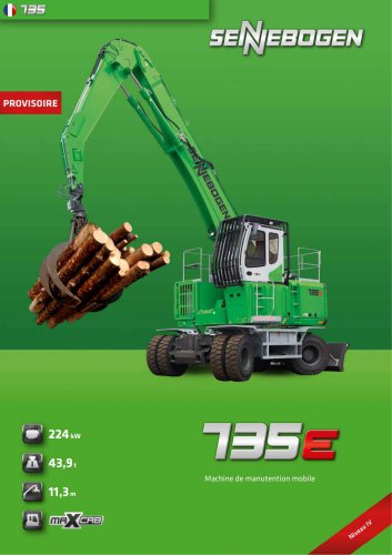 Pelle de manutention industrielle 735 Mobil E-Serie