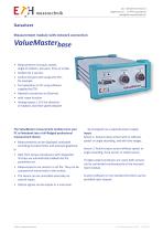 Datasheet Measurement module ValueMasterbase