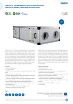 VHR CF D EC High Efficiency Heat Recovery Unit