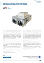 VHR SX Heat Recovery Unit with Cellulosic Exchanger