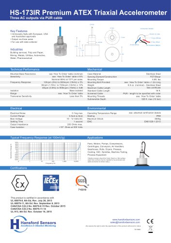 HS-173IR Three AC outputs via PUR cable